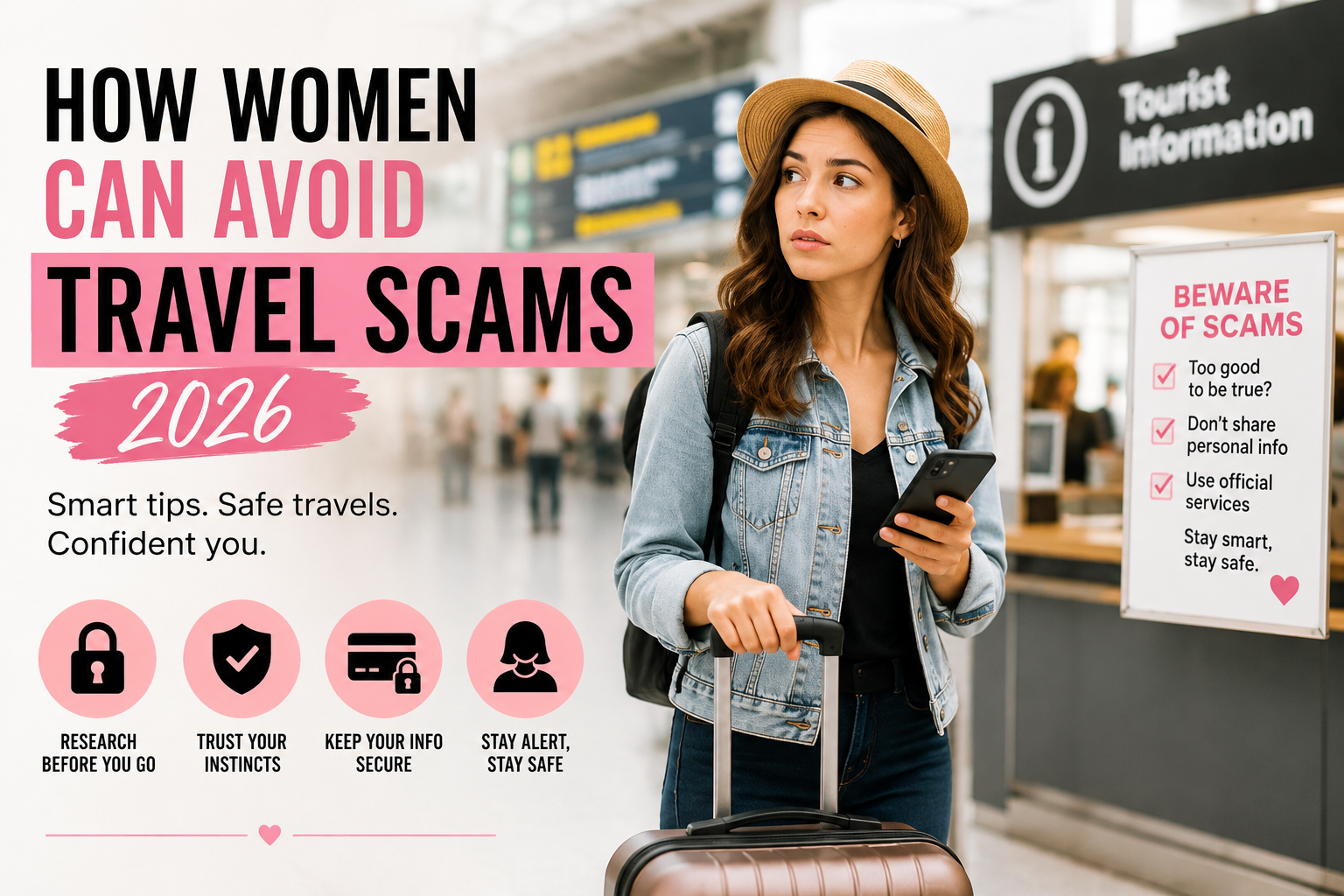 How Women Can Avoid Travel Scams