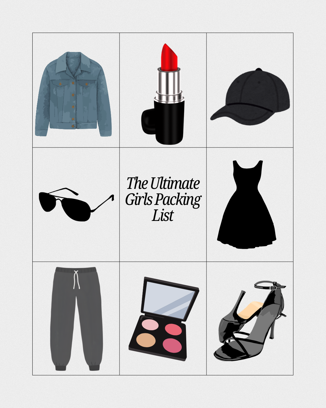 The Ultimate Girl's Packing Checklist